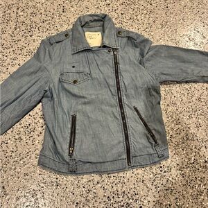 American Eagle Outfitters Blue Utility Jacket